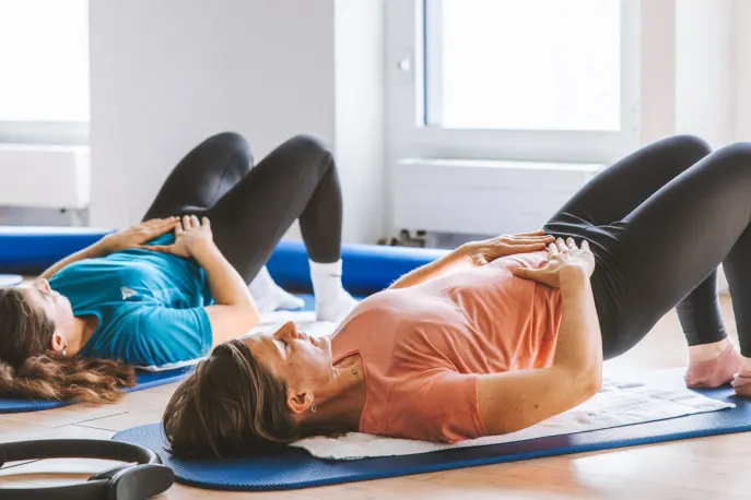 Titelbild für den Kurs Rückbildungs-Pilates (mit und ohne Baby)